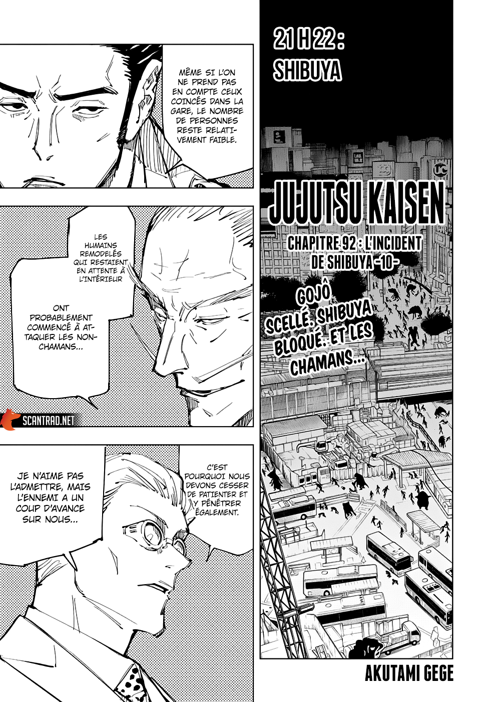 Jujutsu Kaisen: Chapter 92 - Page 1